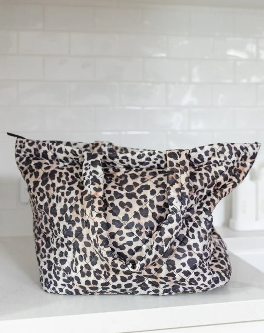 Tully Leopard Tote Bag